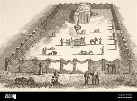The Tabernacle In The Wilderness Including The Court Of The Tabernacle