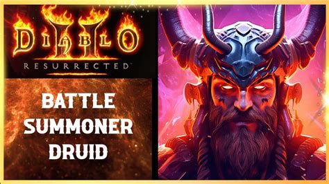 New Diablo Resurrected Battle Summoner Druid Youtube