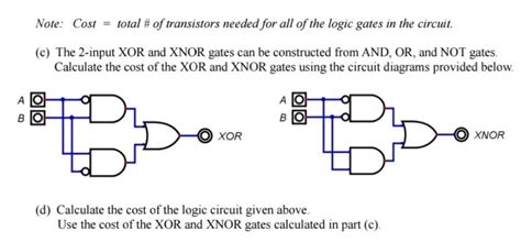 Xor Gate Using Transistors Circuit Diagram