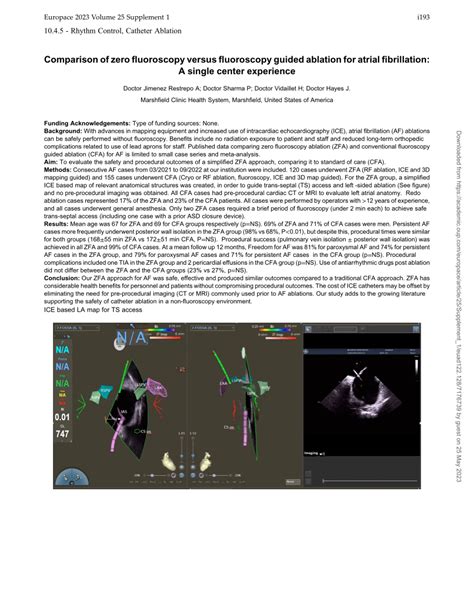 PDF Comparison Of Zero Fluoroscopy Versus Fluoroscopy Guided Ablation