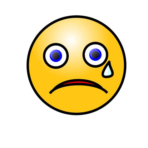 Crying Smiley Clip Art At Vector Clip Art Online Clip Art Library