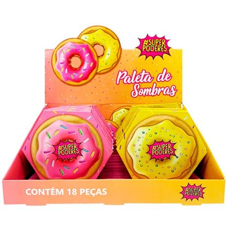 Paleta De Sombras Donuts Super Poderes Revenda Virtual Make