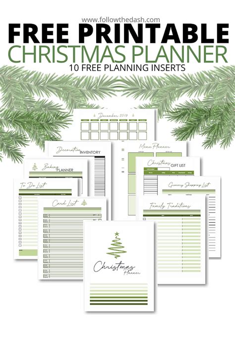 Free Christmas Planner Printable