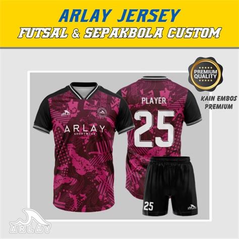 Jual JERSEY FUTSAL ARLAY PREMIUM KEREN BAJU SEPAKBOLA BADMINTON