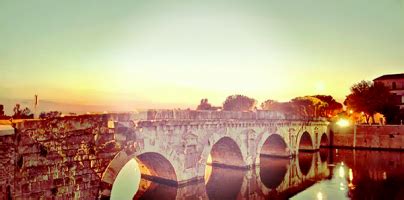 Il Ponte Di Tiberio The Tiberius Bridge