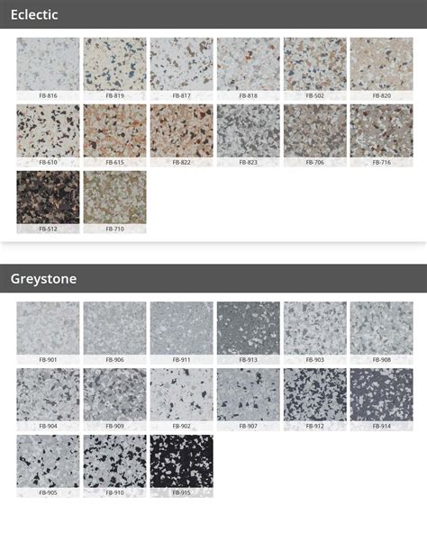 Garage Floor Epoxy Color Chart Flooring Guide By Cinvex