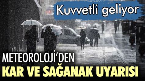 Meteoroloji Den Kar Ve Sa Anak Uyar S