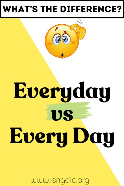 Everyday Vs Every Day What S The Difference EngDic