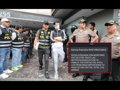 As Operaban Extorsionadores Capturados Por La Pnp En Megaoperativo