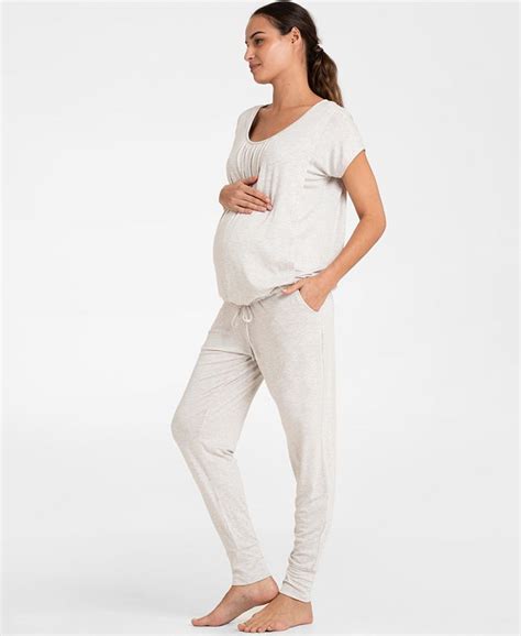 Seraphine Womens Ultra Soft Maternity Nursing Loungewear Set Macys