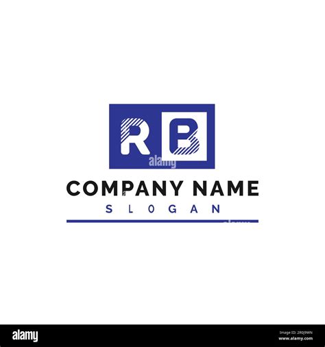 Rb Logo Design Rb Letter Logo Vector Illustration Vector Stock