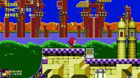 Sonic 3 And Knuckles Origins Launch Base Zone Act 1 Hyper Knuckles