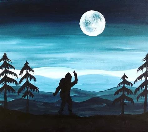 Friendly Yeti Painting By Michele Thomson Fine Art America