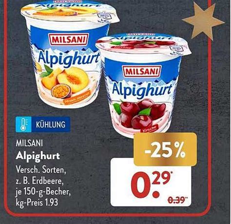 Milsani High Protein Pudding Angebot Bei Aldi Sud