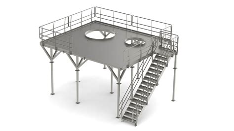 Fabrication De Passerelles Métalliques Standards Et Sur Mesure Alifab