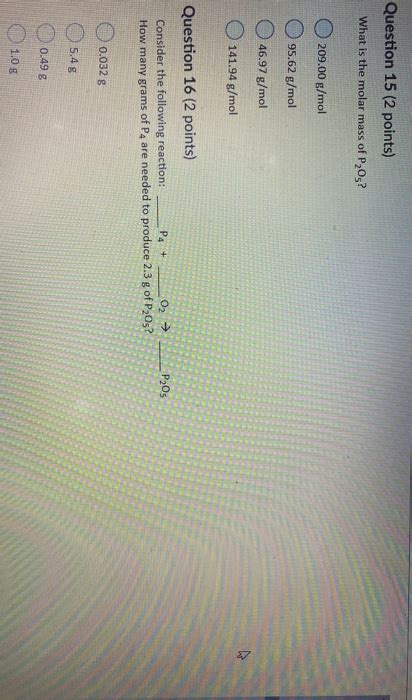 Solved Question 11 2 Points Consider The Following Chegg