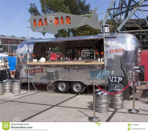 Airstream Caravan In Use As A Food Truck In Use As A Bar In Amst