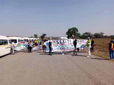 Activists Protest Dirty Seriti Coal in Sasolburg - groundWork