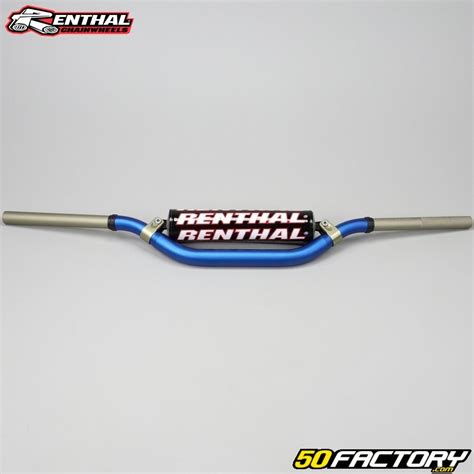 Guidon Mm Renthal Twinwall Ktm Bleu Avec Mousse Pour Moto