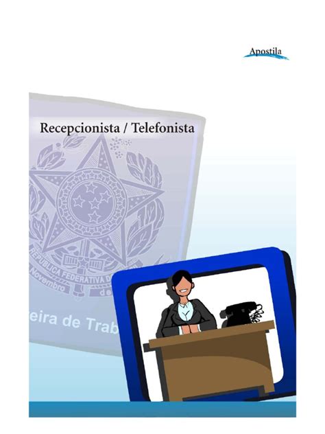 PDF Apostila Recepcionista Telefonista DOKUMEN TIPS