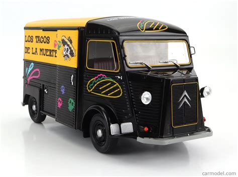 SOLIDO 1804819 Scale 1 18 CITROEN TYPE HY VAN LOS TACOS DE LA MUERTE