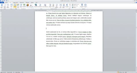 Come Impaginare Una Tesi Di Laurea Con Ms Word Pagination