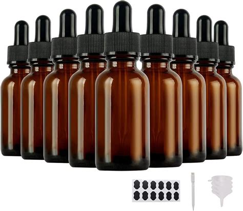 Bpfy 36 Pack 1 Oz Amber Glass Dropper Bottles For Essential Oils 30 Ml Glass