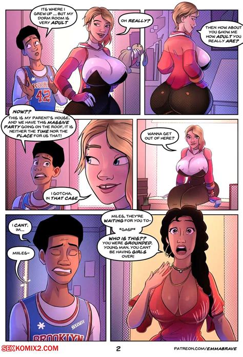 Porn Comic Spiderverse Emmabrave Erotic Comic To Meet Miles