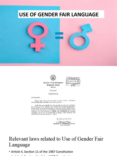 Use Of Gender Fair Language Pdf Grammatical Gender Gender