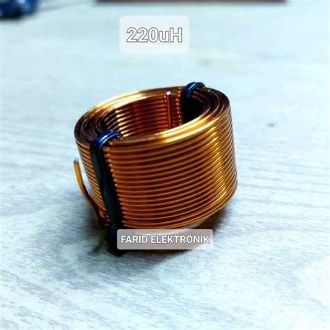 Jual Coil Induktor Lilitan Crossover 220 Uh Kawat 1mm Shopee Indonesia