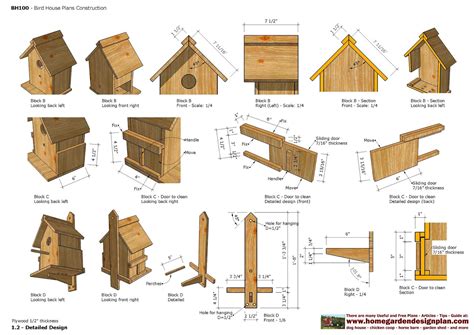 Printable Bird House Plans