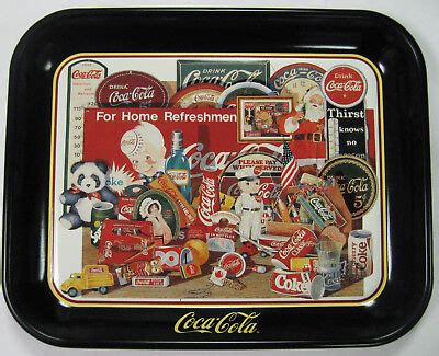 Coca Cola 1996 Commemorative Tray Collage Through The Years 2nd