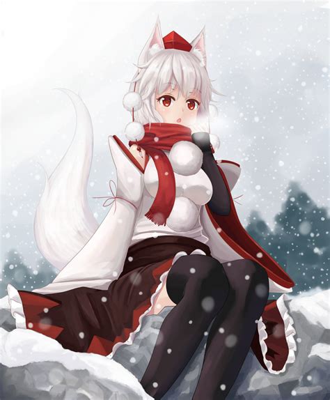 Inumimi Inubashiri Momiji Momiji Inubashiri Animal Ears Anime