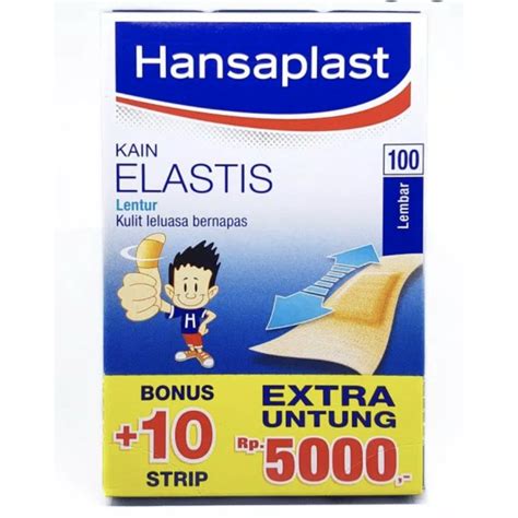 Jual Hansaplast Kain Elastis Standar Box Isi 100 Lembar Lembar Plester