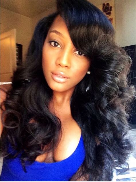 Pin By Sashell Reid On Hair For It Weave Hairstyles Human Hair