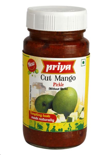 Priya Cut Mango Pickle Packaging Type Plastic Bottles At Best Price