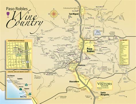 Where Is Paso Robles California On The Map Printable Maps