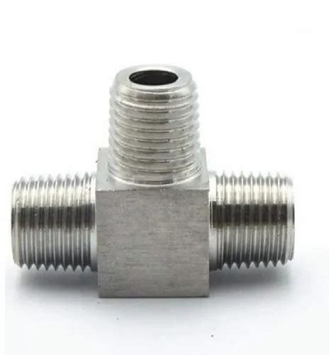 Inch Male Mild Steel Bsp Tee Adapter For Gas Pipe At Rs Piece In