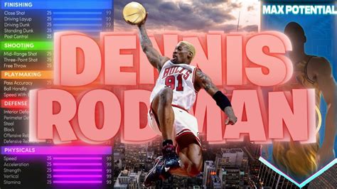 The Greatest Dennis Rodman Build In Nba 2k23 Next Gen Snag Every Rebound Youtube