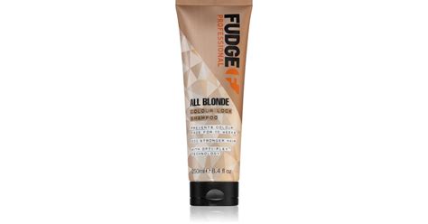 Fudge All Blonde Colour Lock Shampoo champô para cabelo loiro notino pt