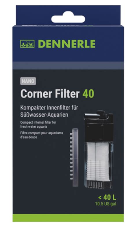 Corner Filter Filtre Dangle Dennerle Technique Histoire D Eaux