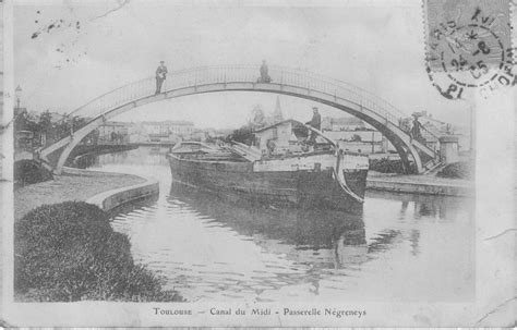 Toulouse Le Canal Du Midi Carte Postale Ancienne Et Vue D Hier Et