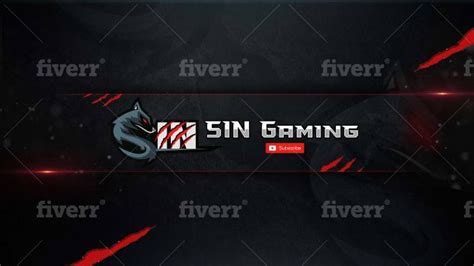 Create custom banner for twitch youtube social media banners by Kong ...