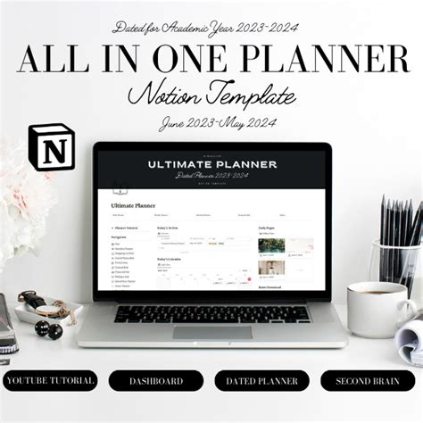 Ultimate Planner Notion Template Adhd Notion Dated Digital Planner