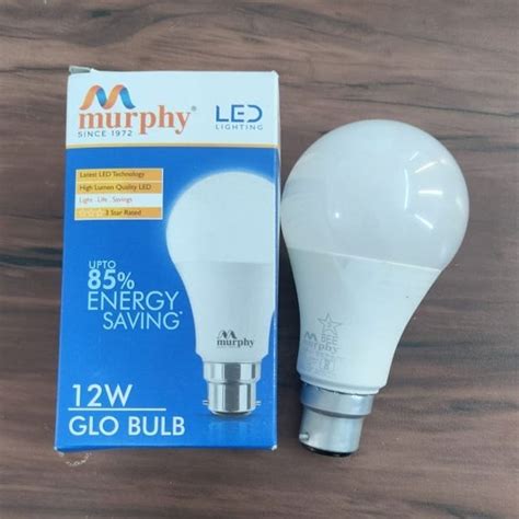 12w Murphy Ceramic Glo Led Bulb B22 Cool White At Rs 125box In Raipur Id 2852126095455