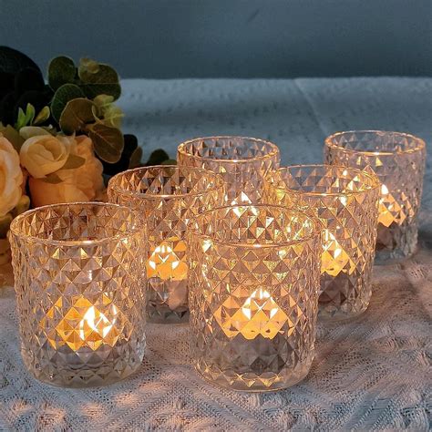 Glass Candle Holder