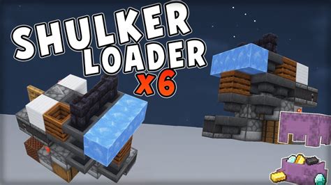 Como Hacer Un Shulker Loader Cargador De Shulkers X Minecraft Java