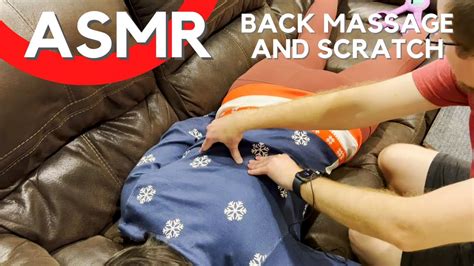 Festive ASMR Back Massage Scratch And Tickle No Talking YouTube