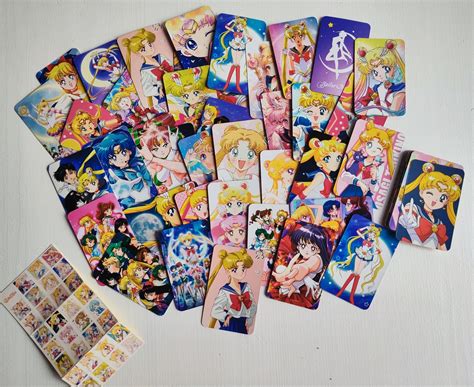 Sailor Moon Karty Sztuk Naklejki Soko W Ma Opolski Olx Pl