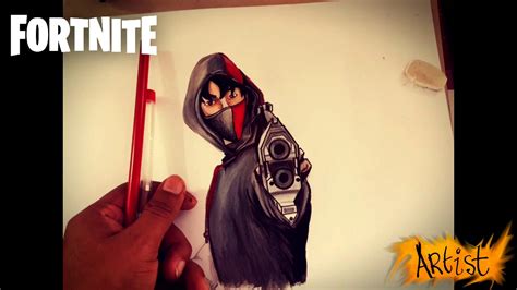 Como Dibujar A Ikonik Fortnite Youtube